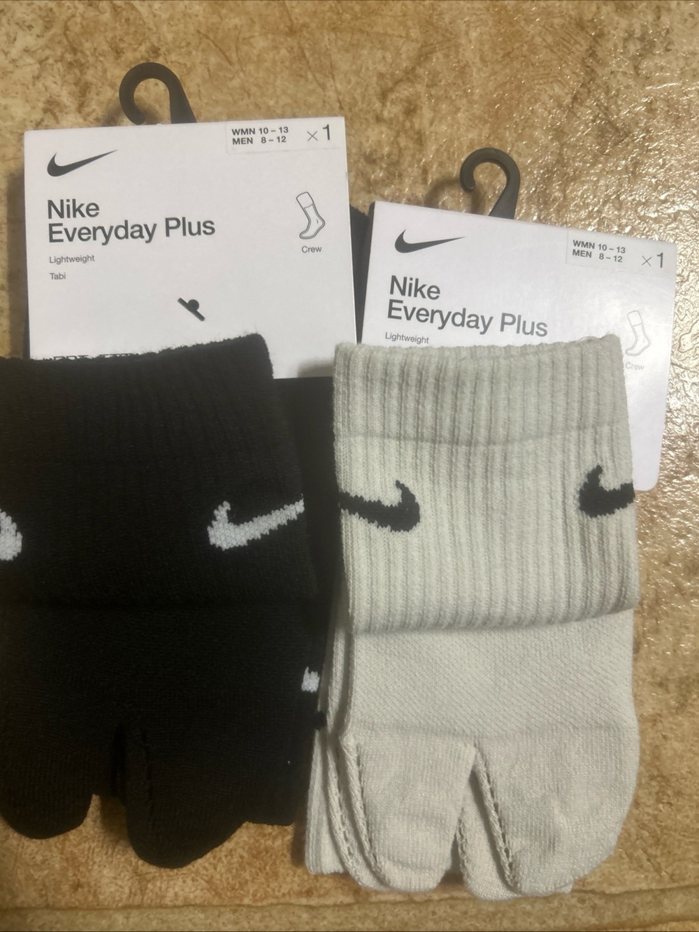Nike Everyday  Plus Tabi Crew Socks bundle lot set women men